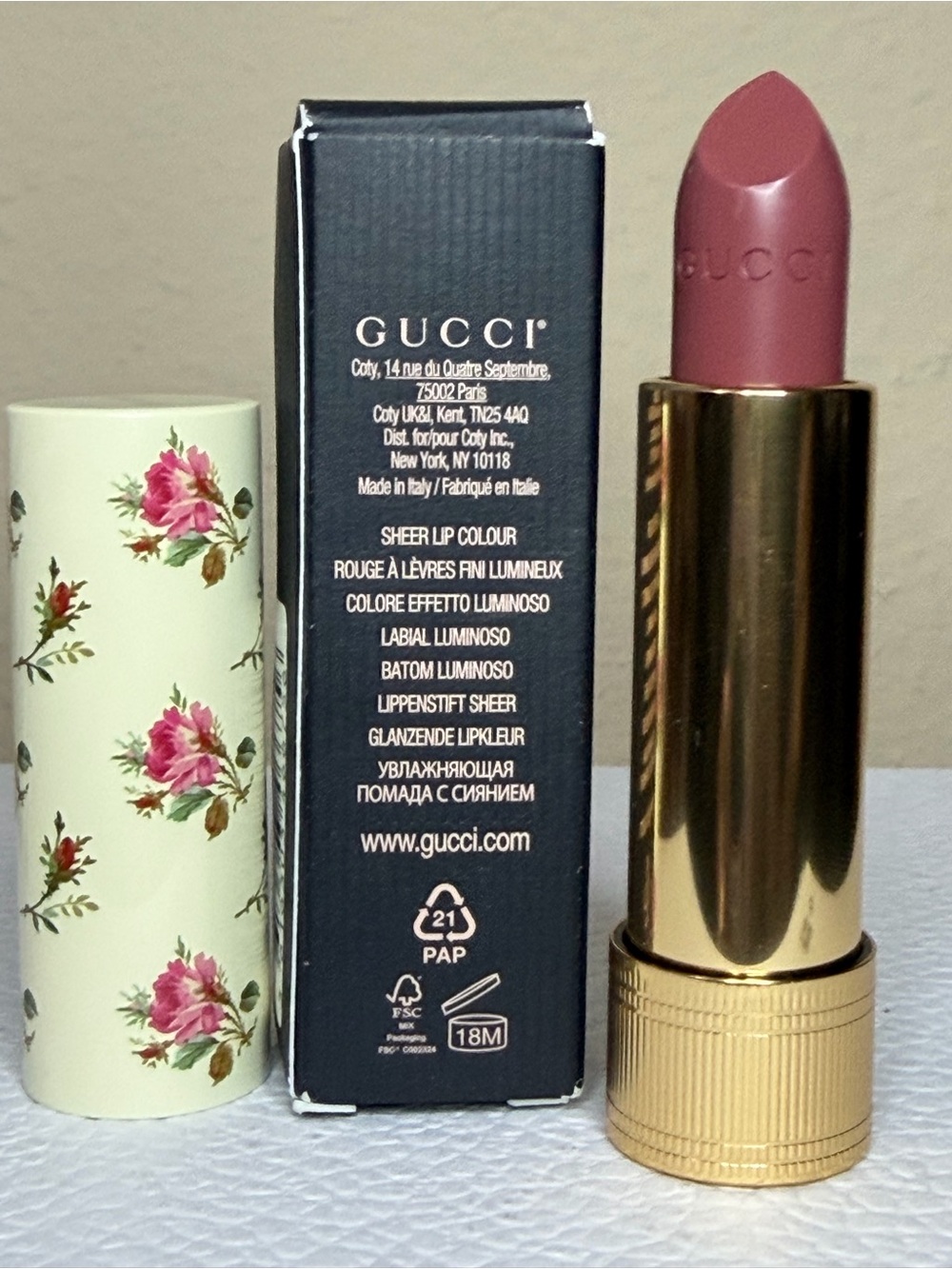 Gucci Lipstick -214 Call It A Day- Full size NWB - Picture 2 of 7